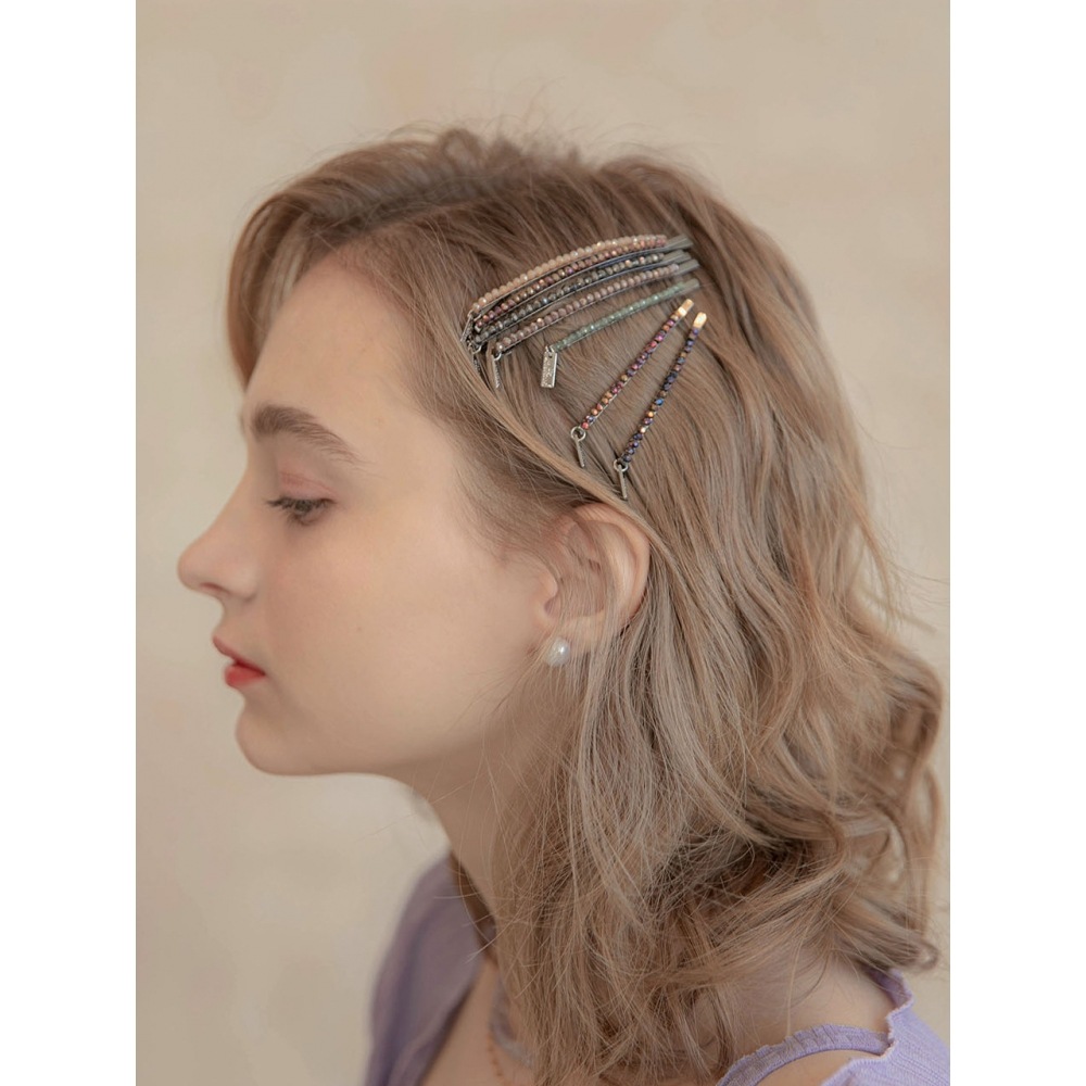 Jean Paul Clarisse カラークリスタルシルフィン L LFSL0252ヘアピン