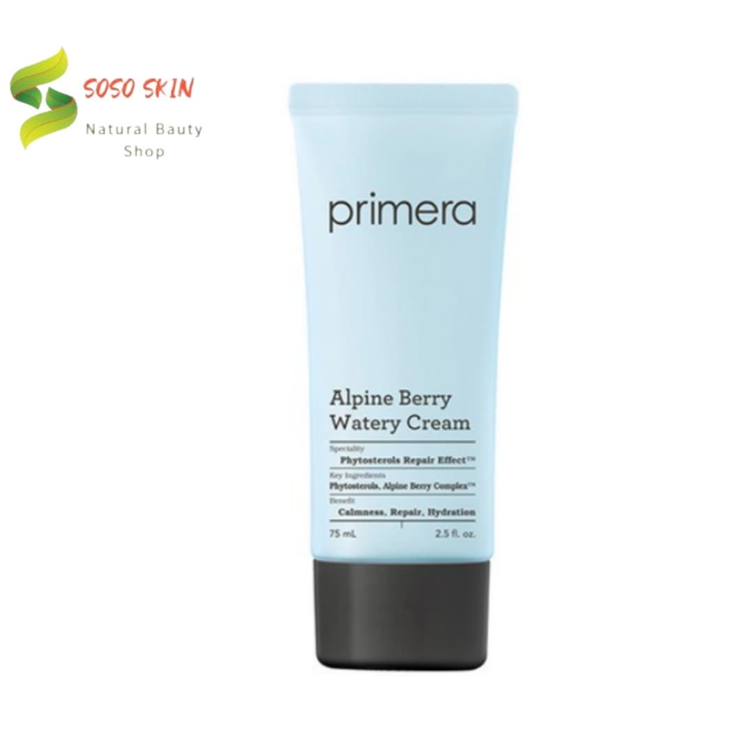 アルパインベリーウォータリークリーム 75ml/ナイアシンアミド/シカクリーム/モイスチャライジング