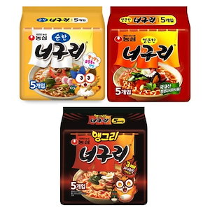 【正規品】[ 3重択2！/5個+5個] ノグリラーメン マイルド 5個 / ノグリラーメンホット( HOT) 5個 / ノグリラーメン アングリー(HOT*3!!) 5個 / 国ラーメン 韓国麺