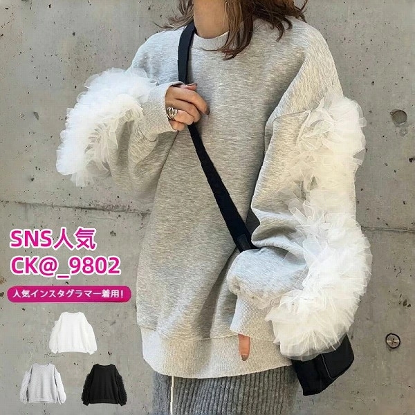 新作レディース服 Tシャツ長袖トップス3色