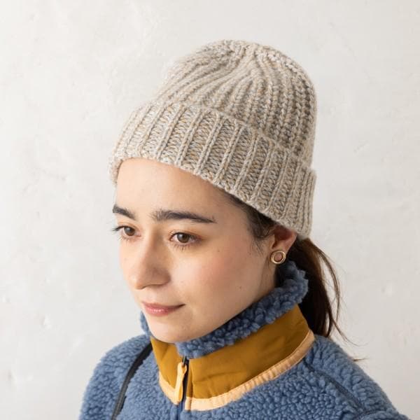 帽子 ビーニー ニット帽 ベージュ メンズ レディース ユニセックス HAT02850 004533