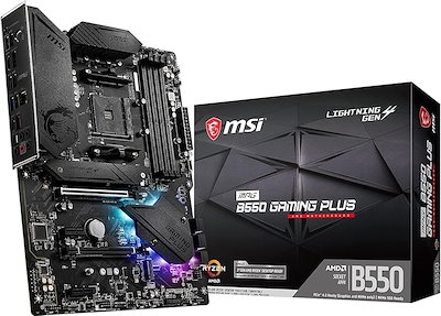 他サイト： MSI マザーボード MPG B550 GAMING PLUS/A ATX [AMD B550 チップセット搭載] Ryzen 5000 シリーズプロセッサー MB5873の商品画像