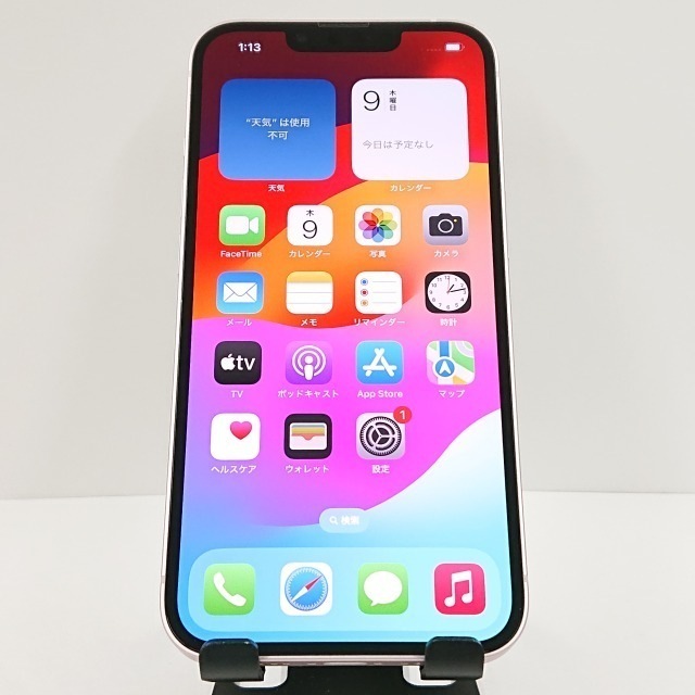 iPhone13 128GB SoftBank ピンク 送料無料 本体 c09348 【中古】