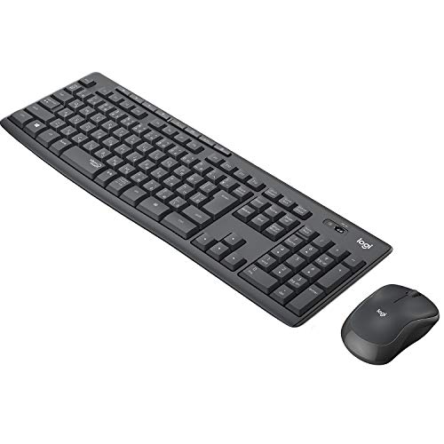 ロジクール ワイヤレスマウス キーボード セット MK295GP 静音 耐水 無線 USB接続 Unifying非対応 MK295 グラファイト 国内正規品 91690