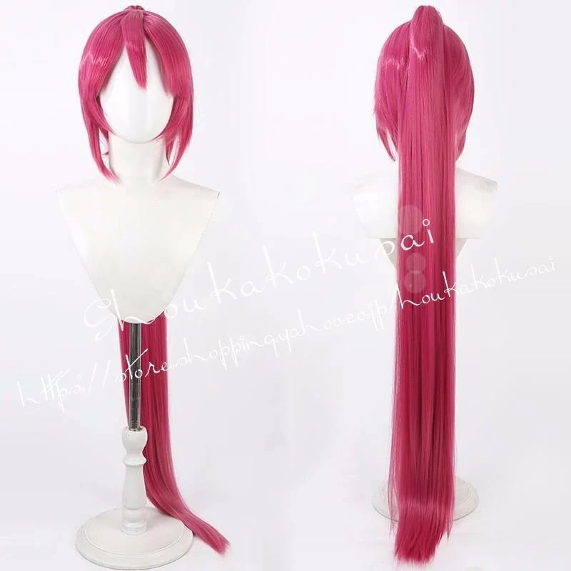 ハピネスチャージプリキュア 愛乃めぐみ キュアラブリー コスプレ ウィッグ かつら 耐熱 クリスマス ハロウィン 仮装