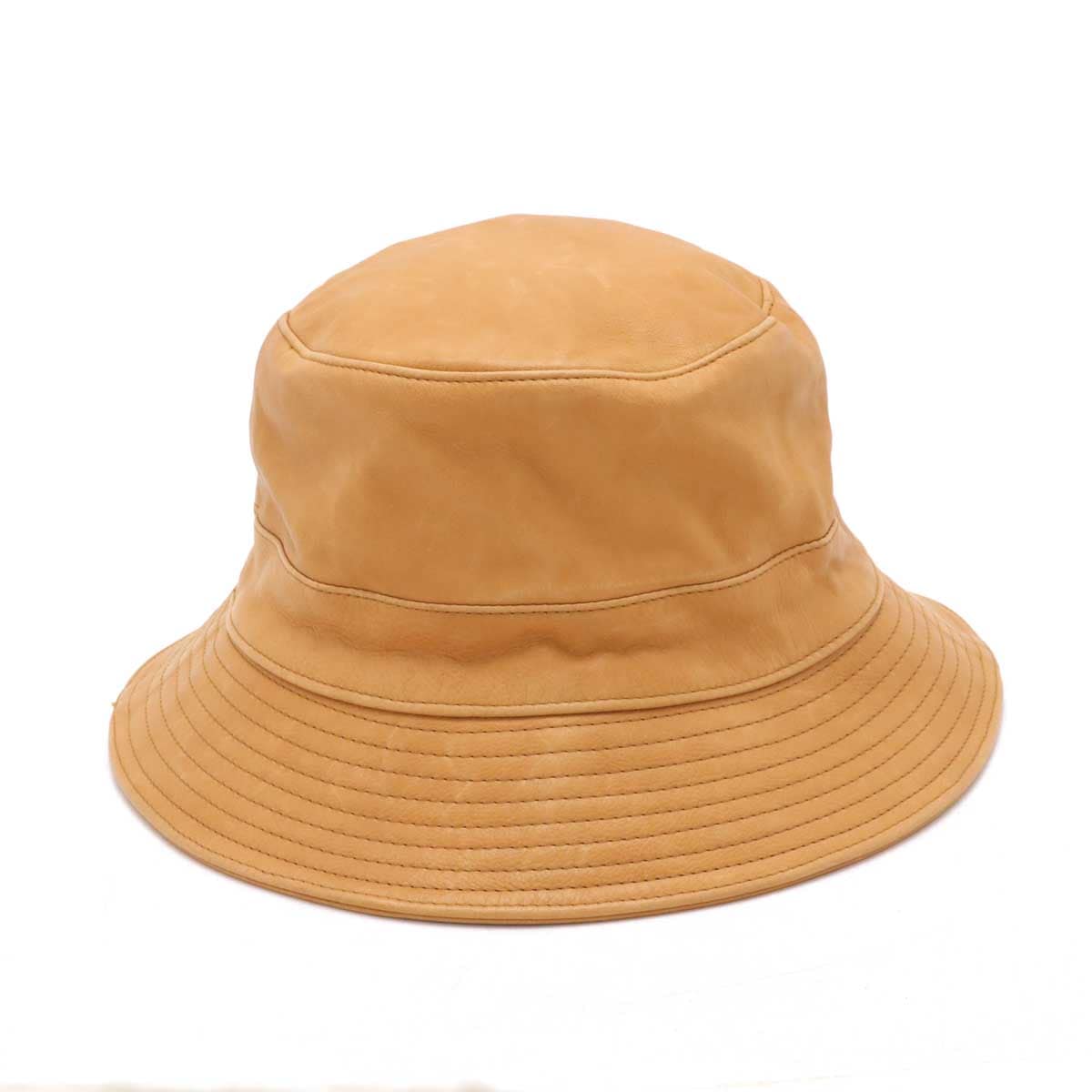 バケットハット 帽子 カーフスキン レザー ベージュ #58 スターマー 21,456円