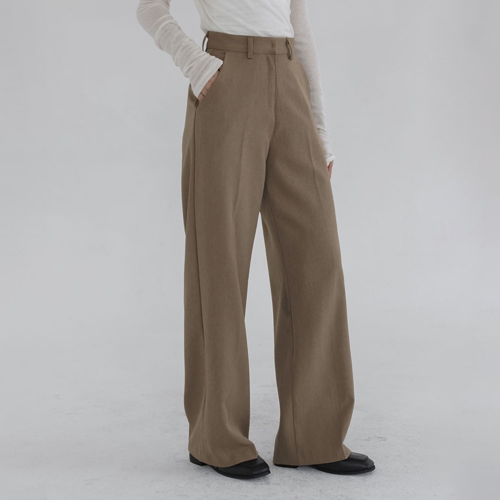 S-2XL/ショーロンキビオプションネボンベーシックワイドスラックス