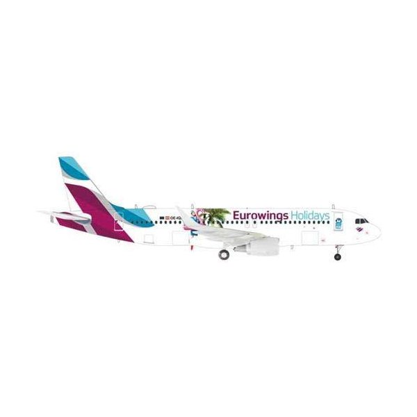 Herpa 559157 A320 Eurowings Europe Holidays, Coloured 並行輸入品