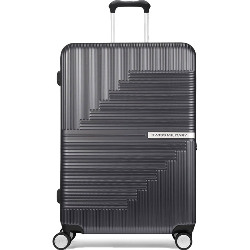 SWISS MILITARY(スイスミリタリー) GENESIS(ジェネシス) スーツケース 66cm ダークグレー カジュアル キャリーケース (smo324-gray)