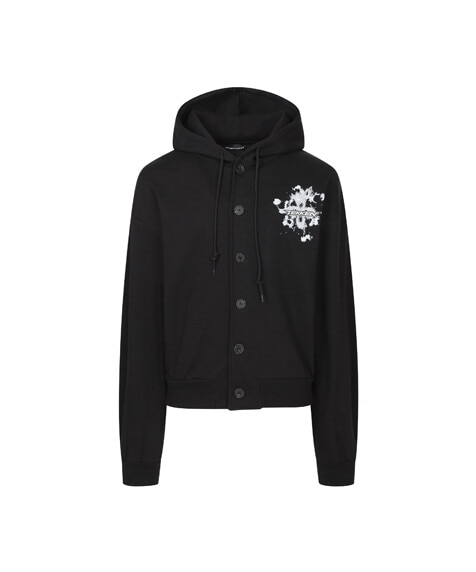 【SURGERY】26SS SURGERY x TEKKEN BUTTON UP HOOD : BLACK