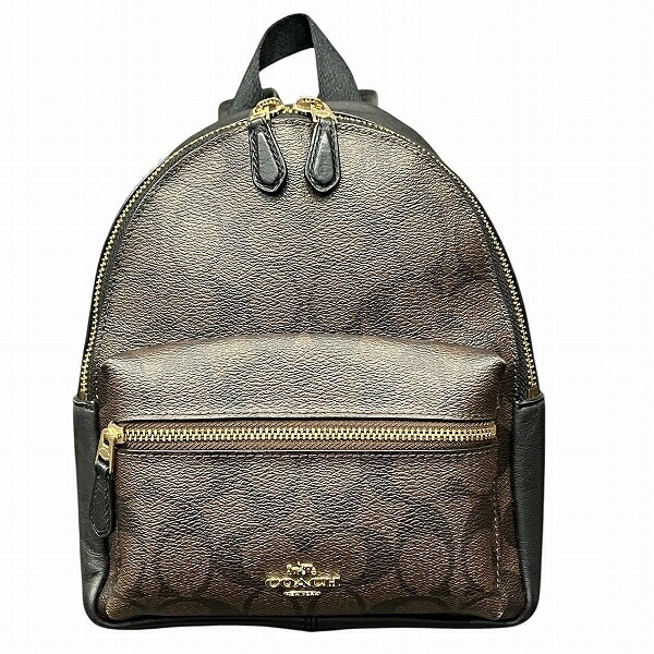 コーチ シグネチャー F58315 バッグ リュック レディース【中古】