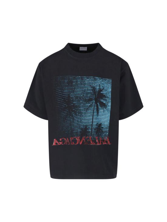 BALENCIAGA Men T-Shirts A001VV TUVO8 1000 Black
