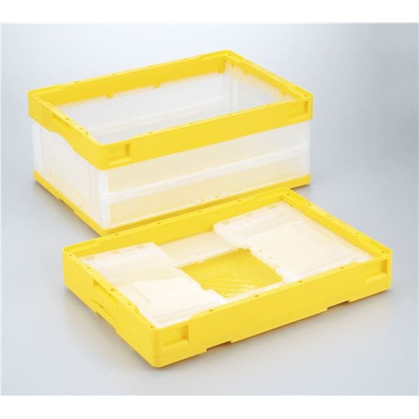 折りたたみコンテナ/オリコン (30L/イエロー透明) CB-S31NR 岐阜プラスチック工業
