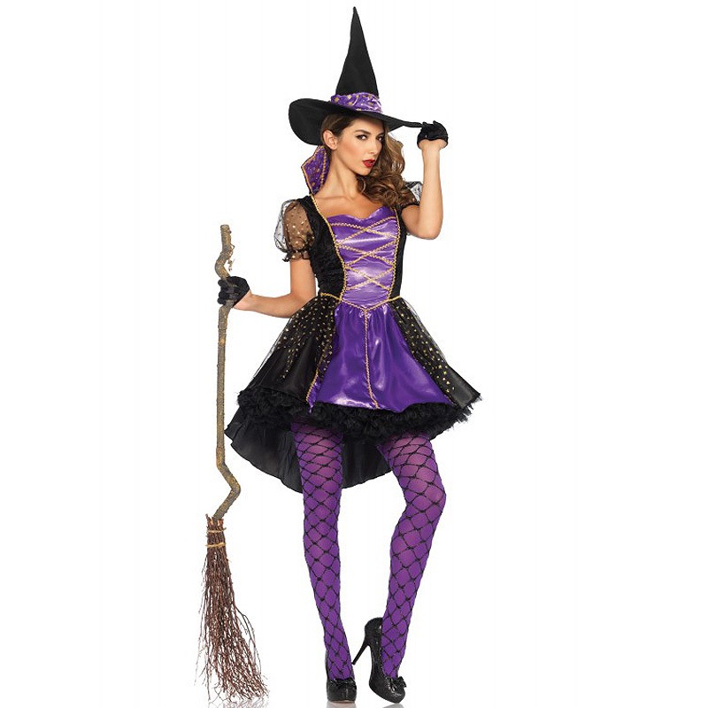 コスプレ 仮装 クラフティ・ヴィクセン M/L 【 コスプレ 衣装 ハロウィン 仮装 コスチューム 可愛い 魔女 パーティーグッズ 魔法使い 大人用 女性用 かわいい 余興 レディース ウィッチ 】