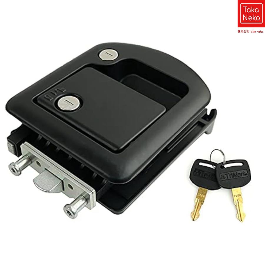 亜鉛合金 RV ドアロック デッドボルト付き RV エントリードアロック トラベルトレーラー キャンピングカー キャラバン バス ヨット フェリー トラック用 通常キ