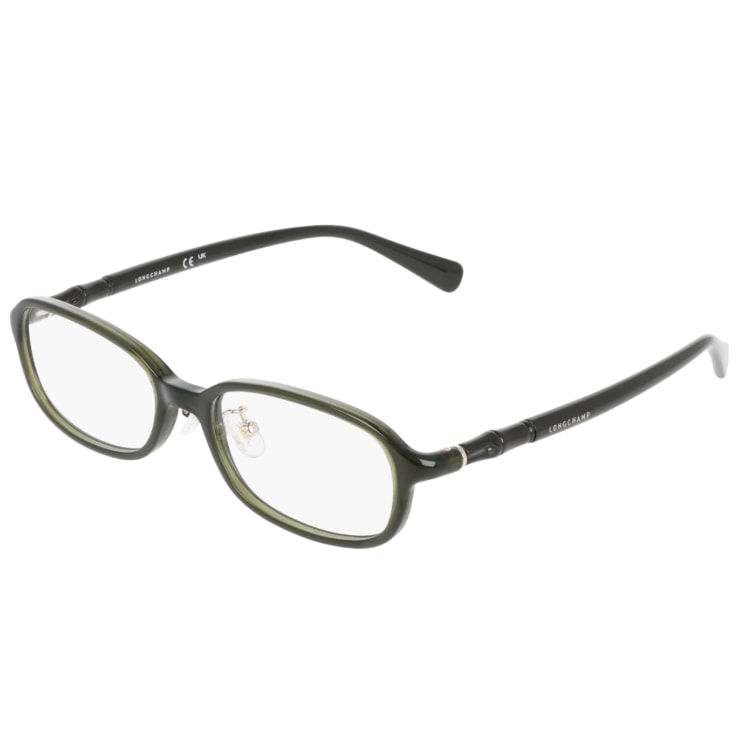 レディース メガネ lo2806lbj-319 51mm 眼鏡 かわいい おしゃれ オーバル スクエア 型 丸眼鏡 ブランド TRANSPARENT KHAKI カラー ダミーレンズ発送
