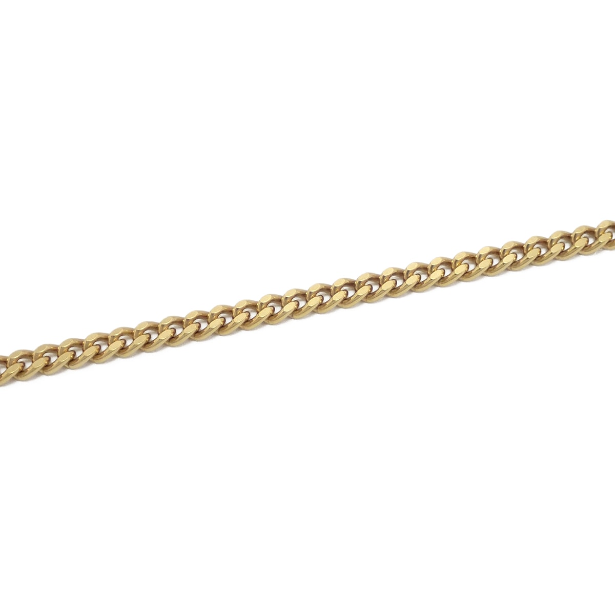 キヘイ ネックレス K18 18金 イエローゴールド10.0g 49.5cm YG 2面S シングル 日本造幣局検定マーク入り 10g 前