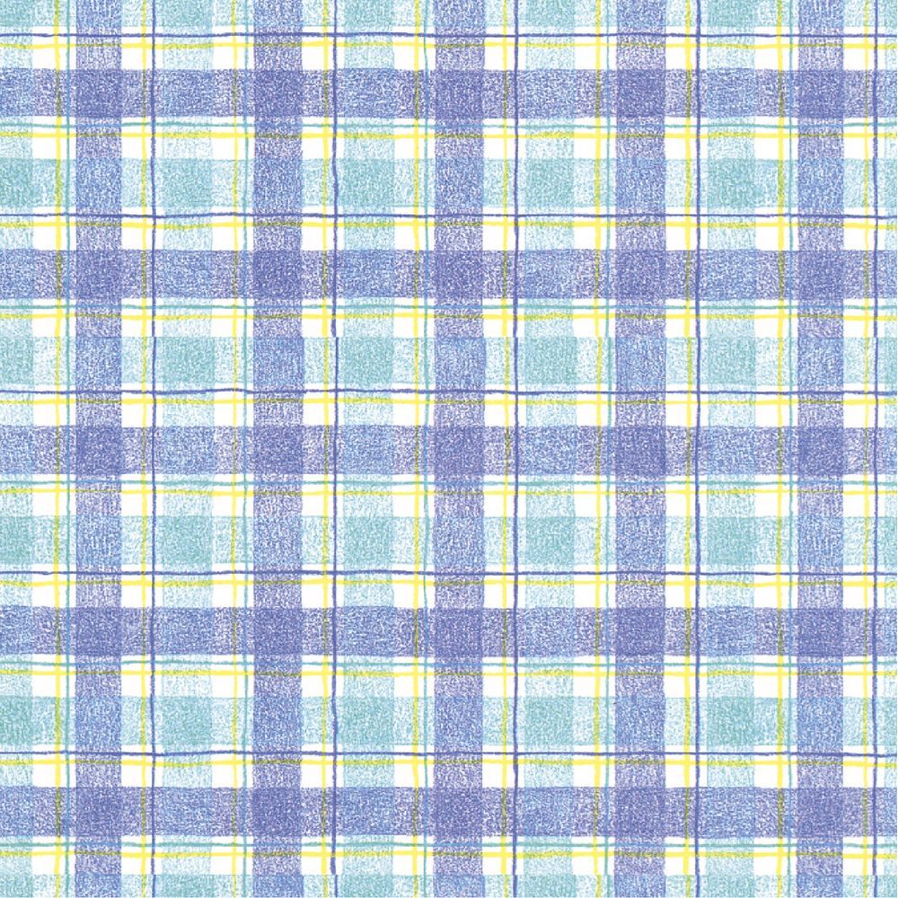 （まとめ買い）ササガワ 包装紙 チェック柄 タータンチェック ブルー 半才判 50枚入 49-1157 [x3] 7,439円