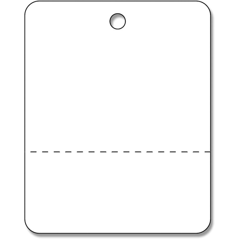 （まとめ買い）シモジマ HEIKO 提札 No.572 糸無し 500枚 縦40x横32mm 店舗用品 007157201 [x3セット]