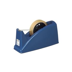 （まとめ）プラス テープカッター TC-101E ブルー(×10セット)