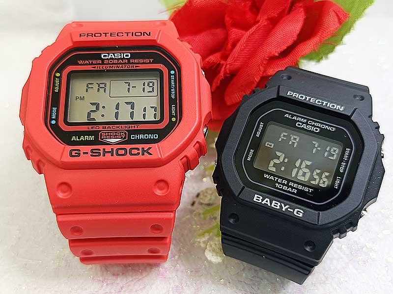 恋人たちのGショック ペアウオッチ G-SHOCK BABY-G ペア腕時計 カシオ 2本セット DW-5600EP-4JF BGD-565-1JF デジタル ペアウオッチクリスマス　誕生日