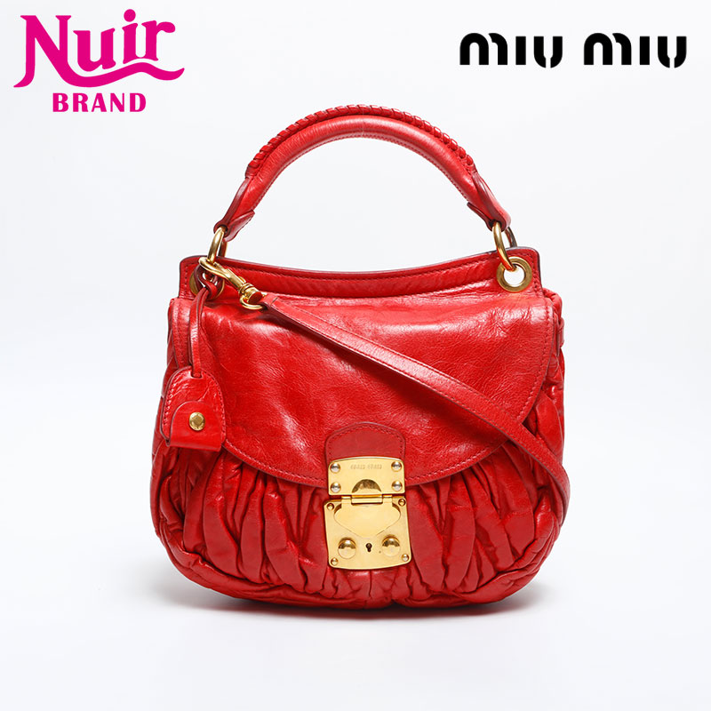 ショルダーバッグ レッド WS14894