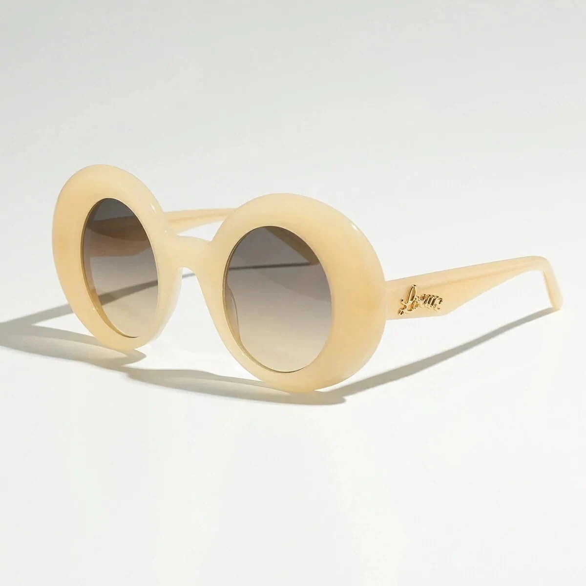 LOEWE ロエベ サングラス LW40089I レディース ラウンド型 メタルロゴ メガネ 眼鏡 アイウェア 57F