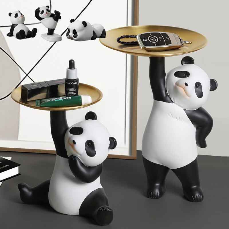 短納期 大ヒット 置物 飾り 北欧 インテリア パンダ 動物 収納　おしゃれ 樹脂 かわいい　父の日 男性 女性 結婚祝い 誕生日プレゼント ギフト ビング 洋室 和室 玄関　おもしろい　雑貨大ヒット 4,627円