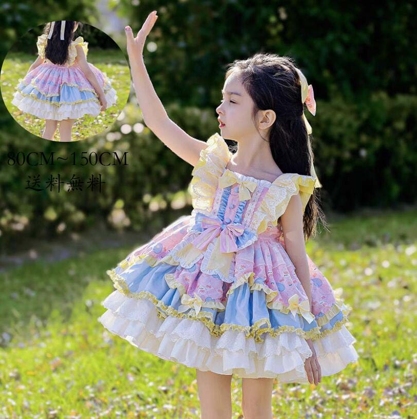 新製品 コスプレ Lolita 子供ワンピース ロリータ風 女児 イベント 子供服 ワンピース 洋服 子ども服 女の子 可愛い キッズワンピース 礼服 ジュニア フォーマル 子供用 Kid Dress 6,834円