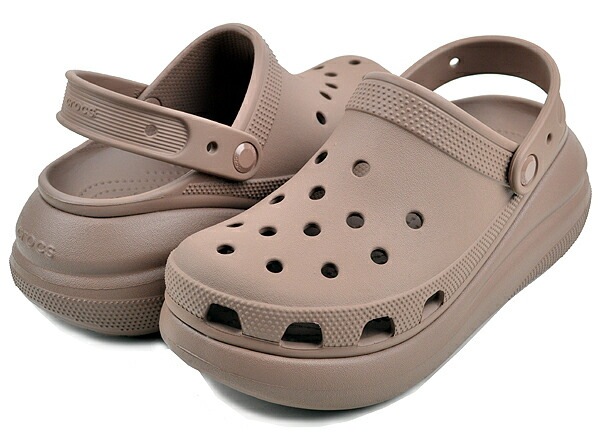 クラシック クラッシュ クロッグ 207521-2q9 厚底 ラテ ブラウン プラットフォーム