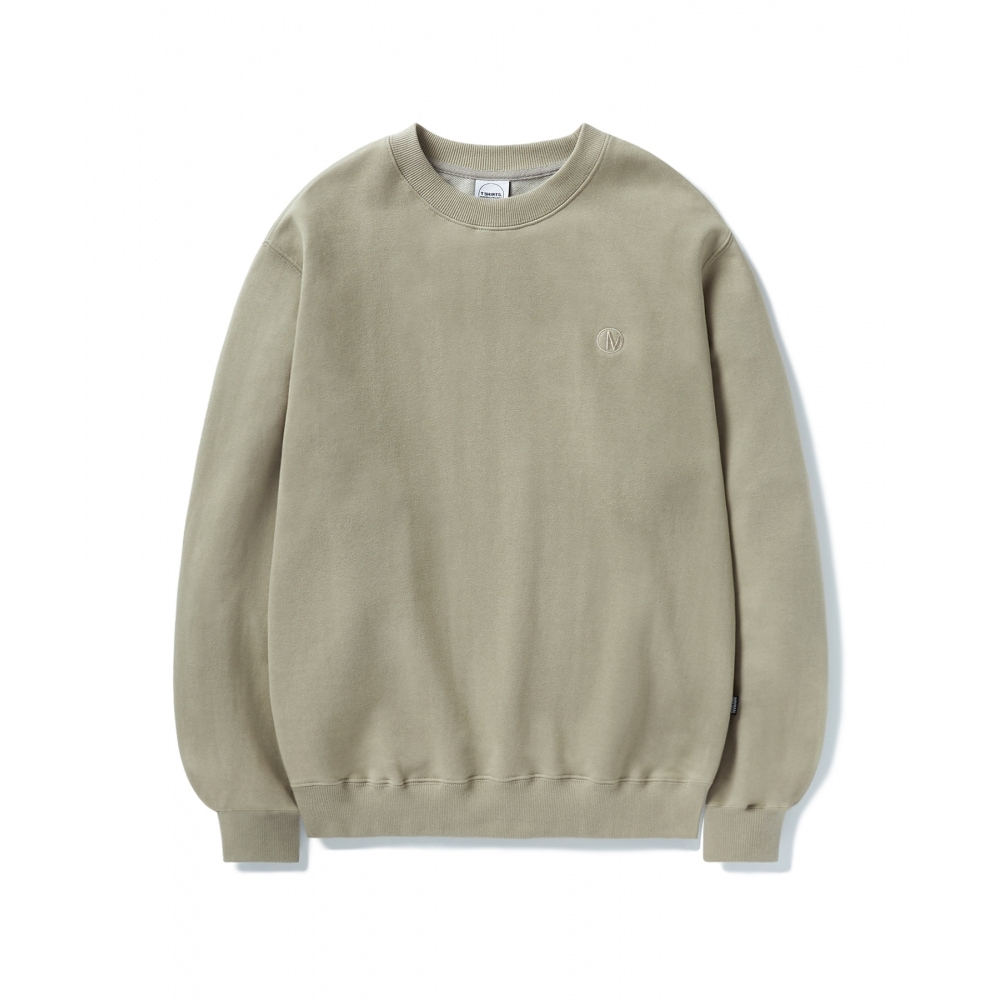 MINIMALPROJECT サークル ロゴ オーバーフィット マンツーマン MMT130 [BEIGE]