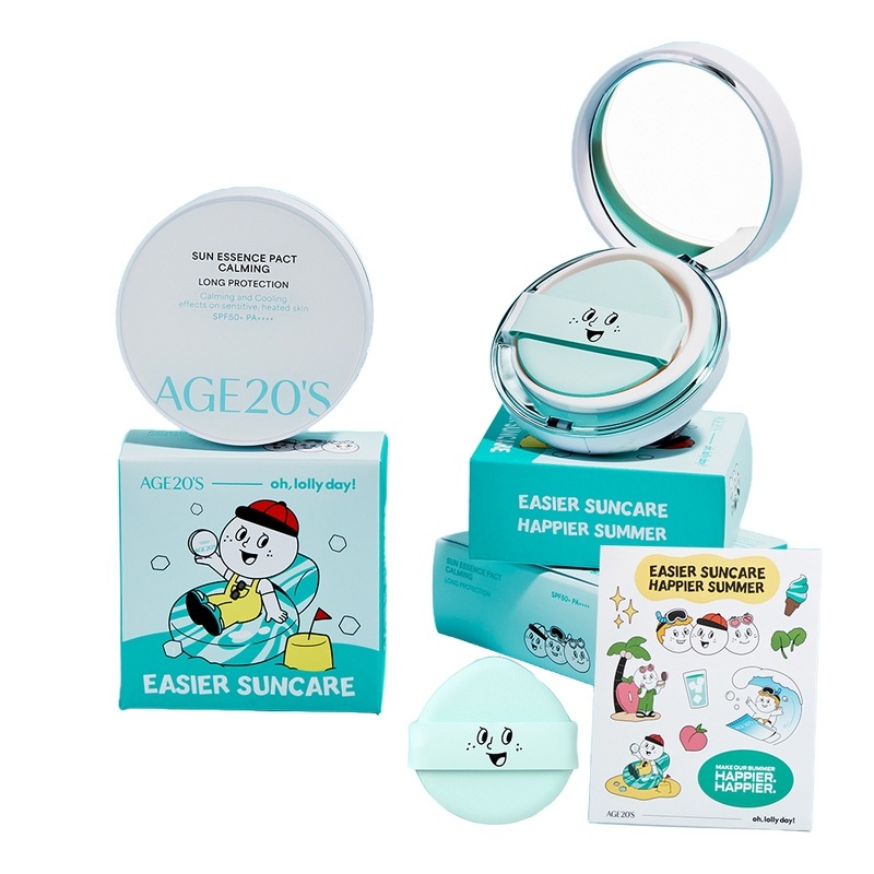 エイジツウェニス オロリデー エディション サンエッセンスファクト カーミング ロングプロテクション 本品 12.5g (SPF50+, PA++++)サンクッション