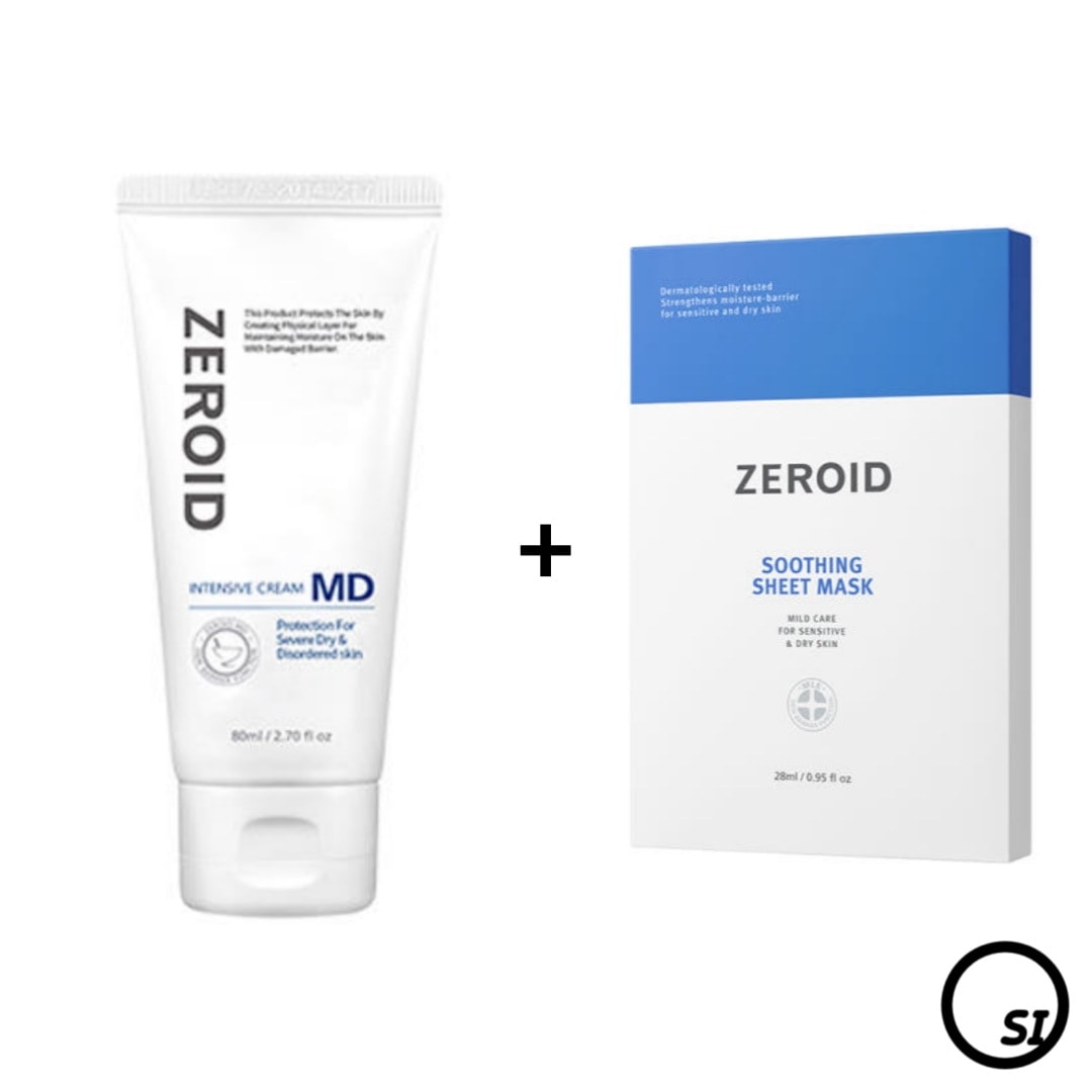 【SET】インテンシブ クリーム エムディ MD 80ml + スージング シート マスクパック 5枚