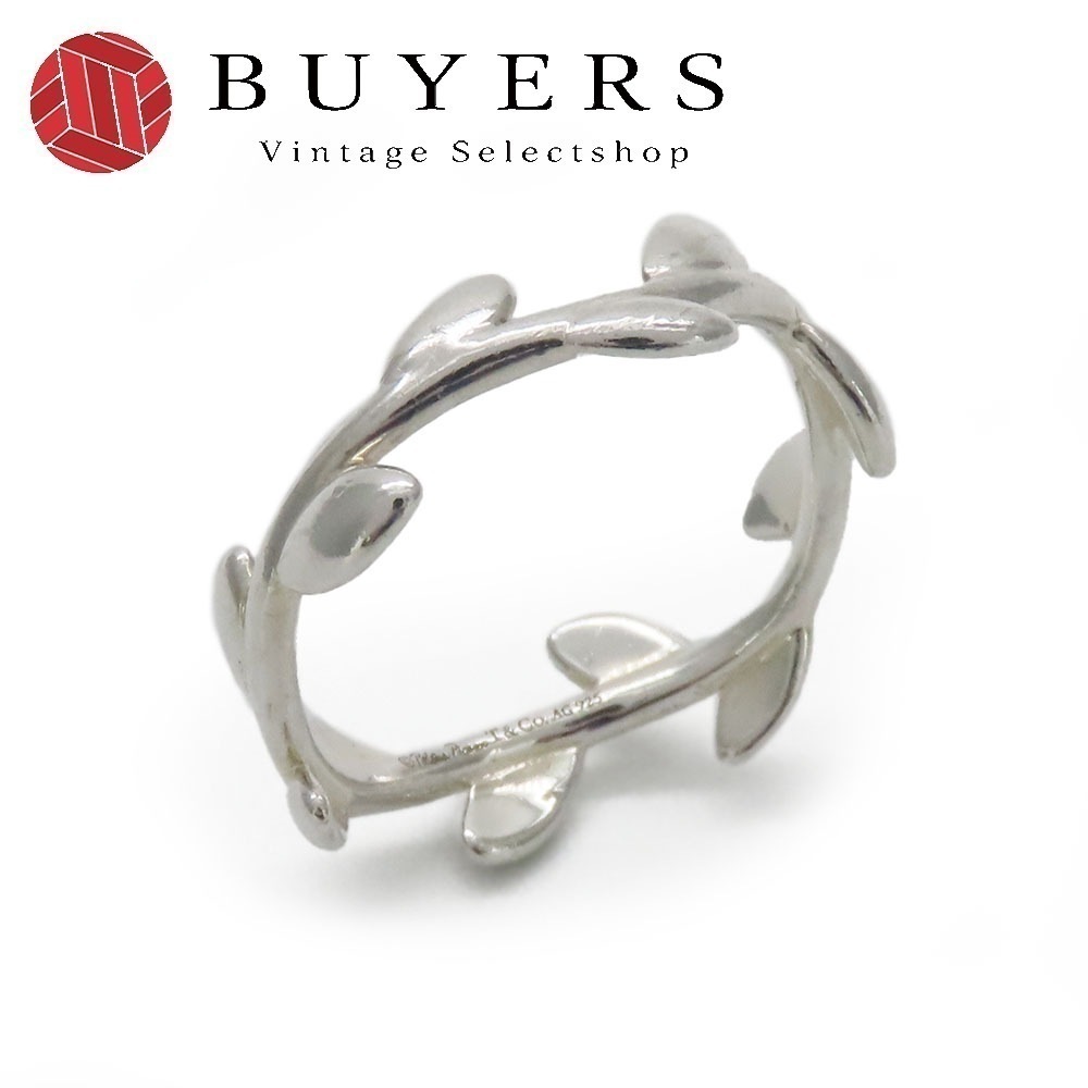 中古 リング・指輪 オリーブ シルバー925 約1.5g シルバー アクセサリー パロマピカソ 日本サイズ約8.5号 レディース 女性