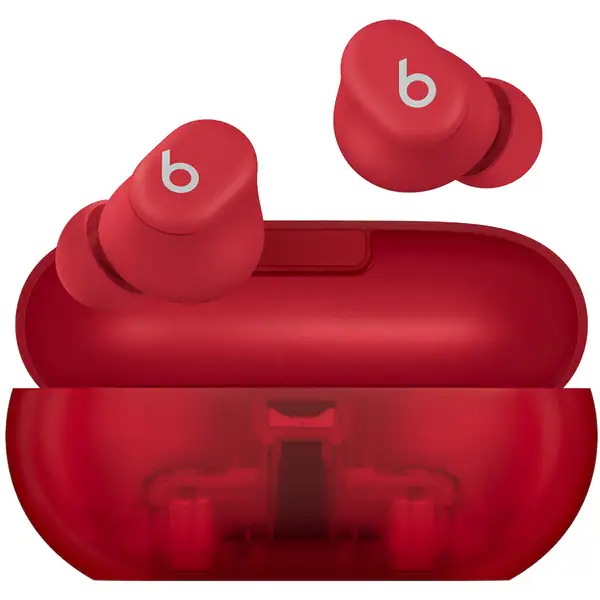 イヤホン・ヘッドホン Beats Solo Buds MUW03PA/A [トランスペアレントレッド]