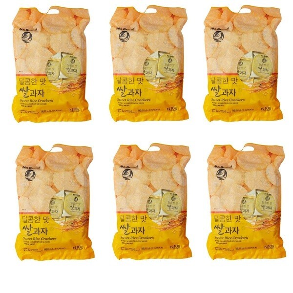 ノーブランド 甘い米菓子 315gx6 おやつ おつまみ サクッと甘い米菓子 個別包装 衛生 Nobrand