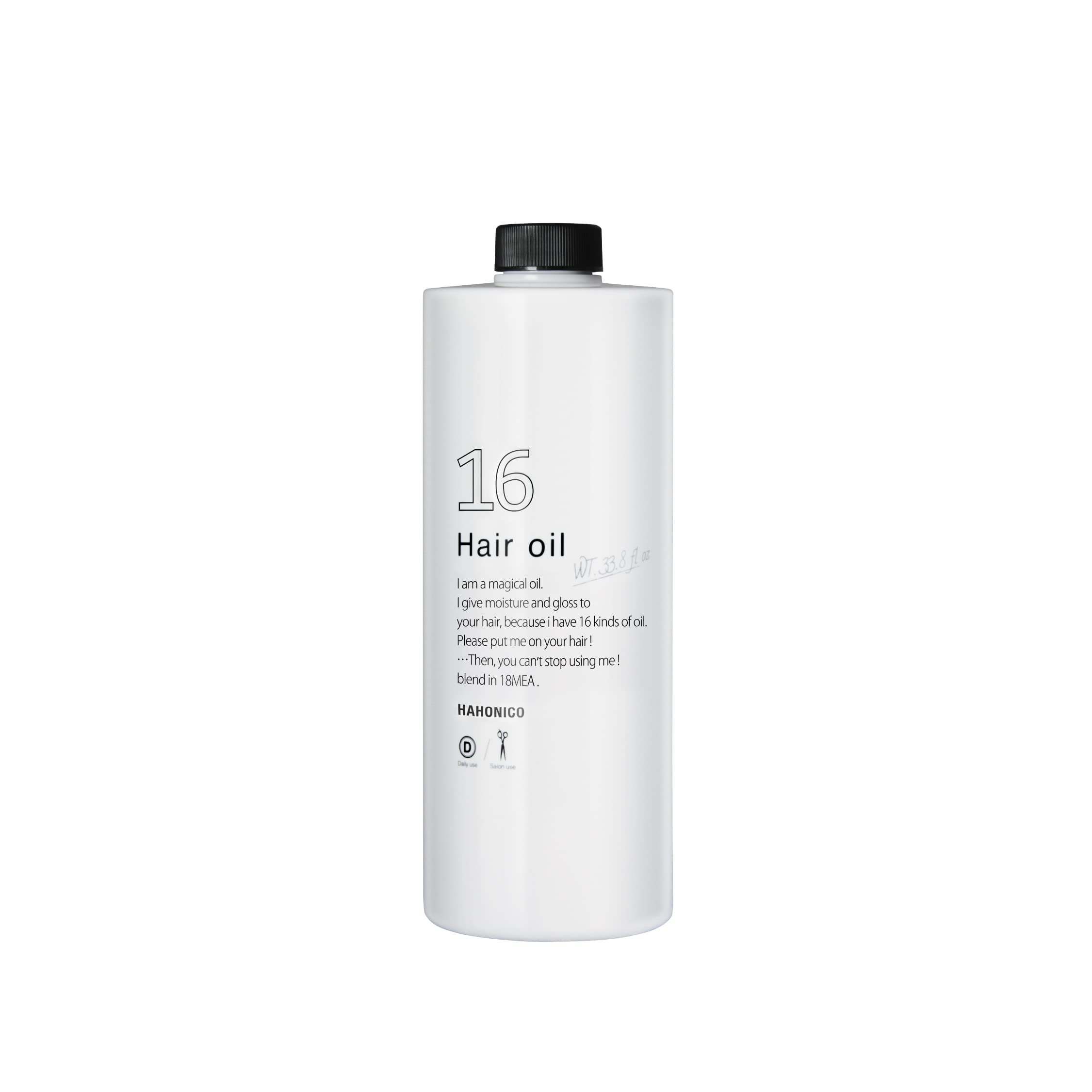 ハホニコ プロ ジュウロクユ (十六油) 1000mL　ヘアオイル　ポンプ無し