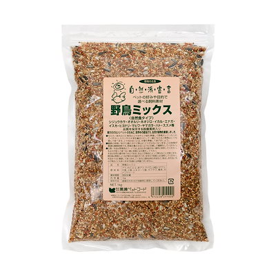 他サイト： 黒瀬ペットフード　自然派宣言　野鳥ミックス　１ｋｇ　ＣＲＣ55―20―70―00―00の商品画像