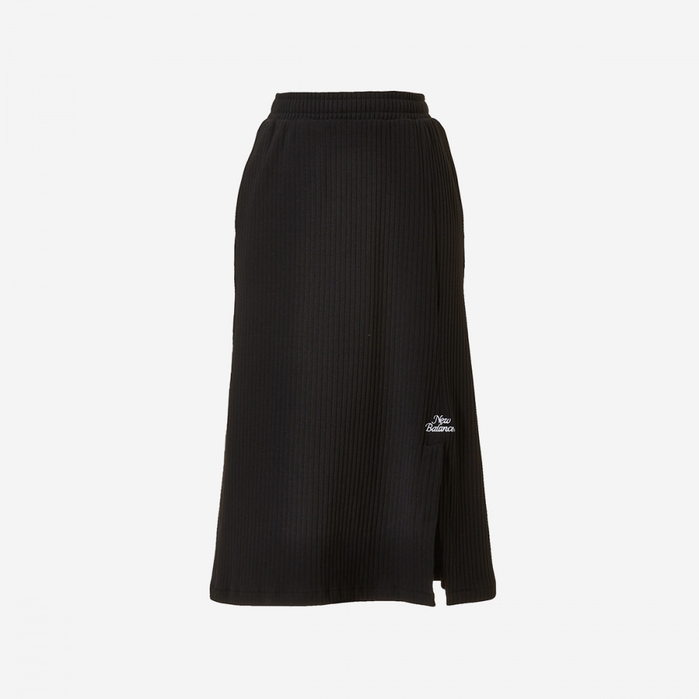 ニューバランスレディースソフトリブスカート NBNWEBW802-(19) ブラック