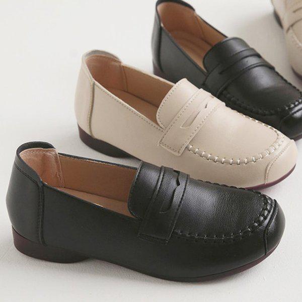 シューズ] ラウンドトゥ ゴム底 女性 レディース ローファー フラットシューズ パンプス 2cm sjperu-S139 4,745円