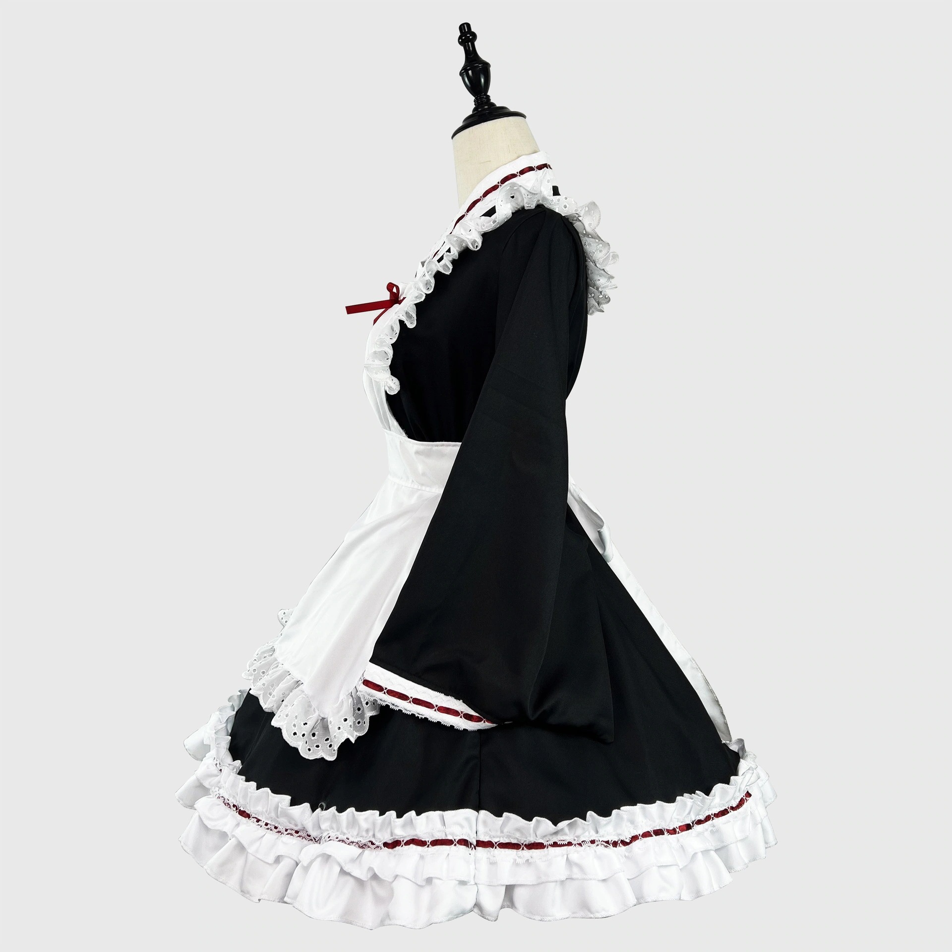 パーティーイベント用品ハロウィンワンピース 短纳期 レディース セクシー型 セットアップ ブラックスリーブソフトかわいい風 甘め 今年 ハロウィン 仮装 4点 文化祭 ファッション系 衣装 コスチ