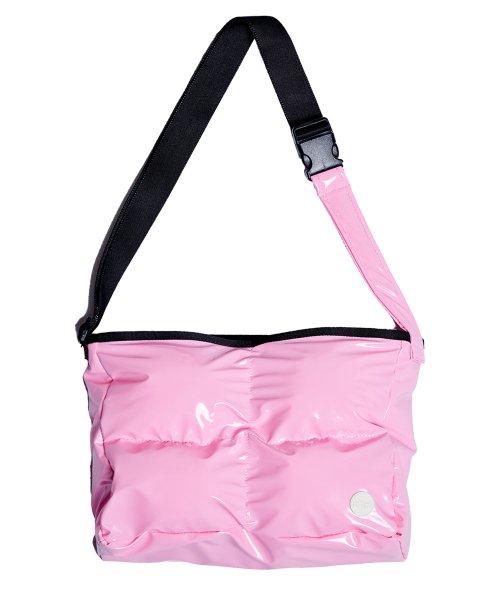 2WAY PADDED MESSENGER BAG_PINK
