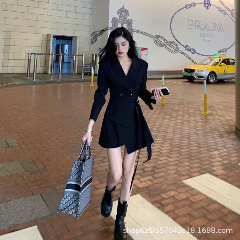 モーニングウェア 2024 シックで寒いプラスサイズの婦人服ファット スーツ気質ロイヤルシスタードレス