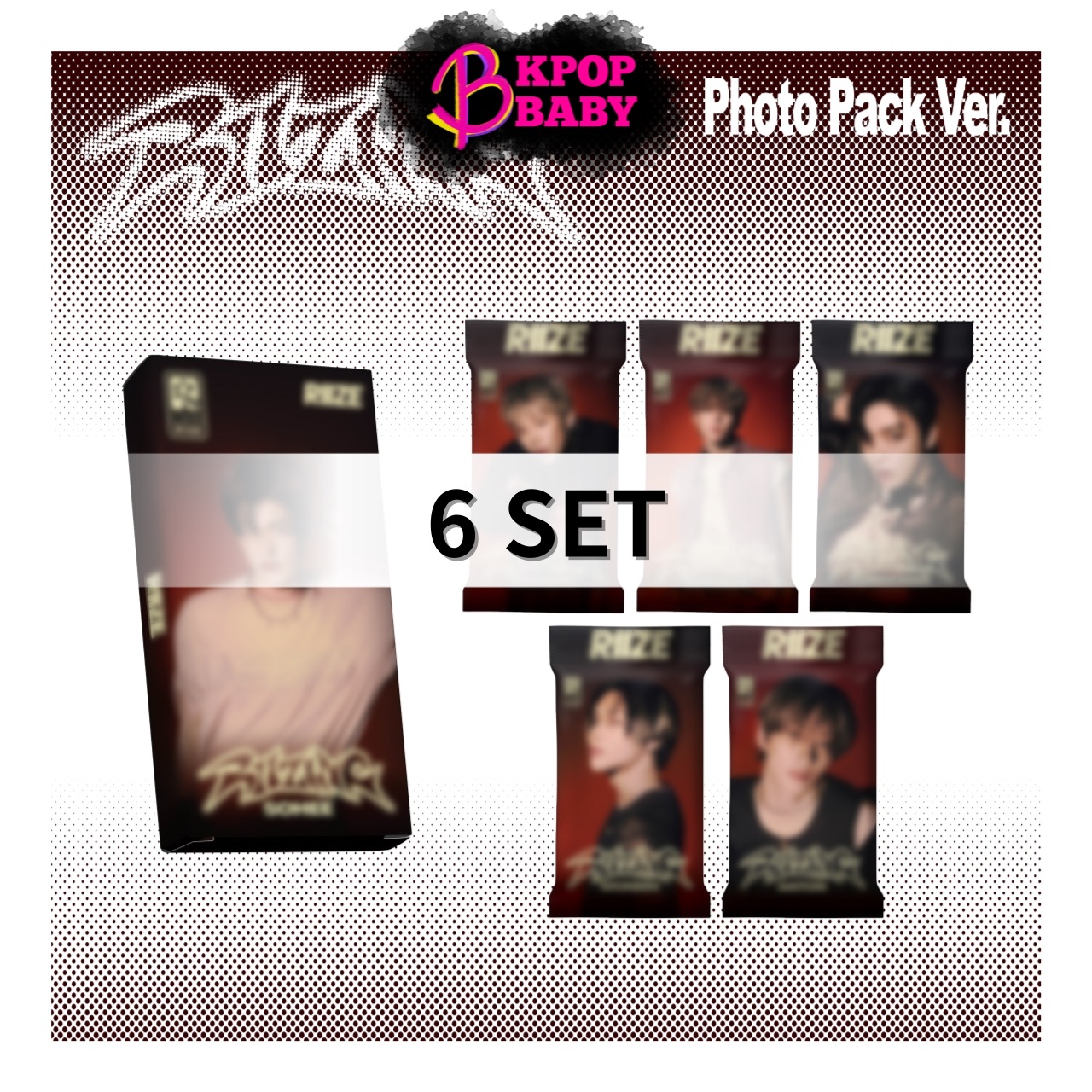 【6点 セット】 RIIZE (Photo Pack Ver.) [RIIZING] 1st Mini Album