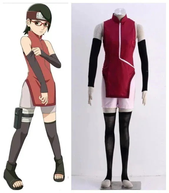 ナルト THE LAST NARUTO うちはサラダ コスプレ衣装 ハロウィン コスチューム クリスマス 変装 仮装ップグレード