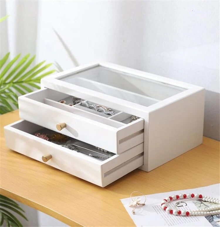 スタイル 木製 小物収納 引き出し ライトラグジュアリー 大容量 洗練された 収納ボックス