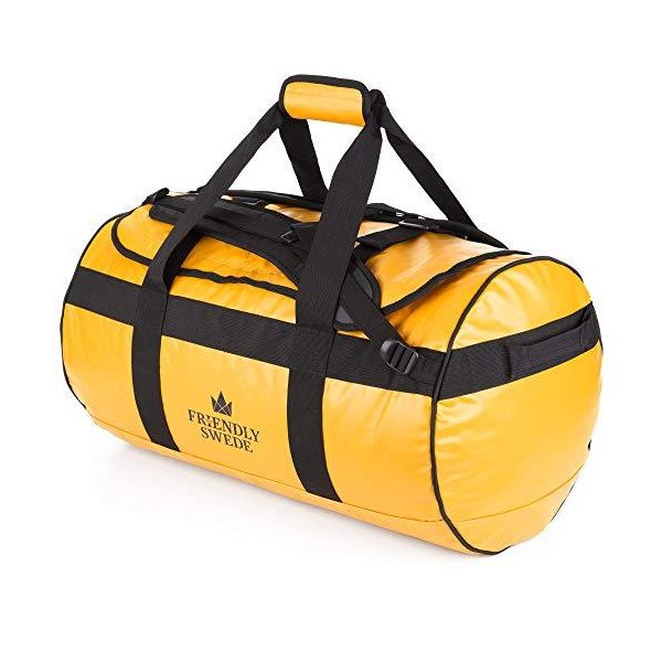 The Friendly Swede Duffel bag with Backpack Straps for Gym， Travel and Sports - SANDHAMN Duffle Wate