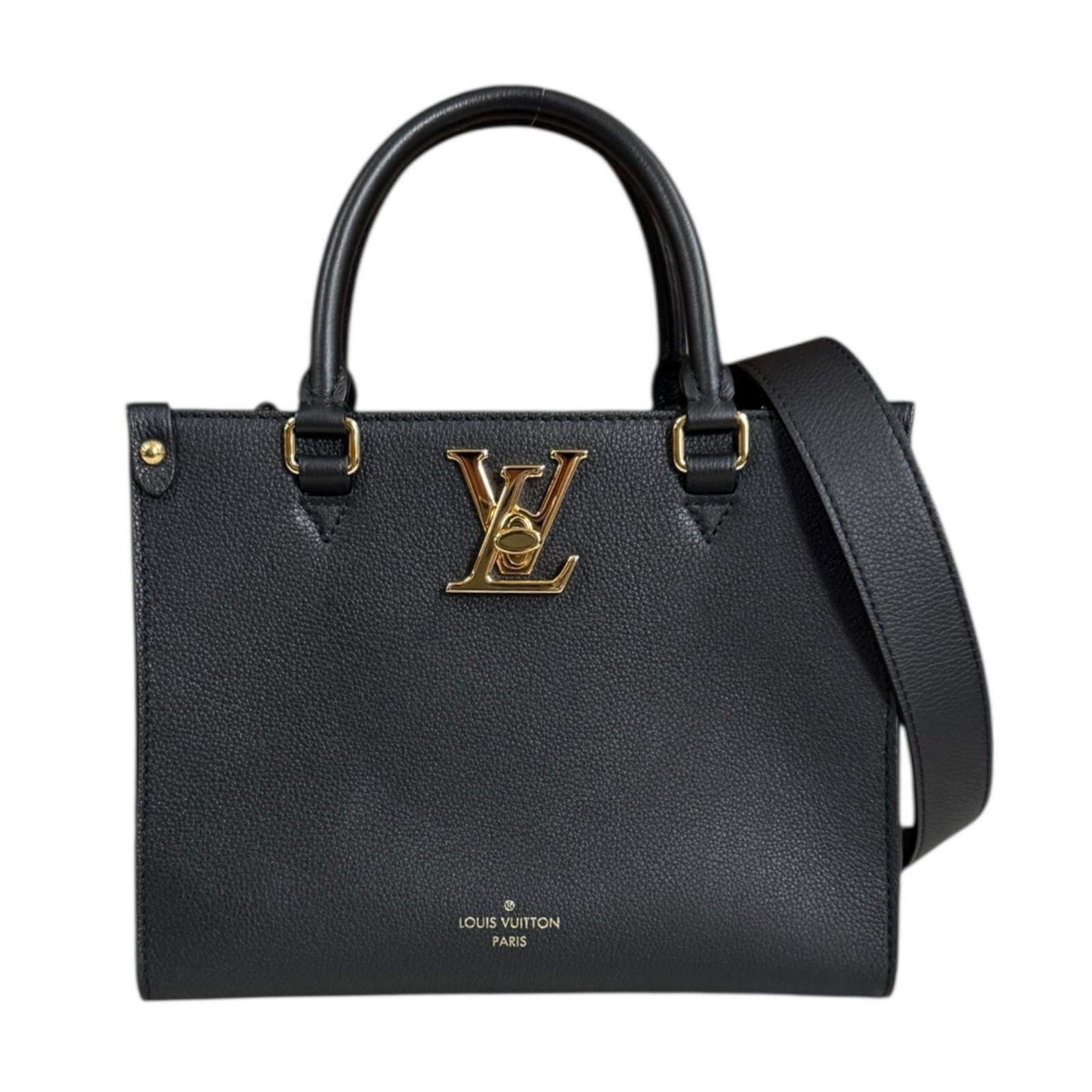 ルイヴィトン ロック＆ゴー ショルダーバッグ グレインカーフレザー M22311 ブラック LOUIS VUITTON 中古 美品