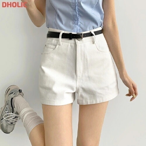 ベルト付コットンショートパンツ