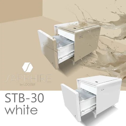 ロイヤル SAPPHIRE by LOOZER SMART TABLE スマートテーブル STB30 WHITE サファイアバイルーザー 冷蔵庫付きテーブル 30L 幅47cm